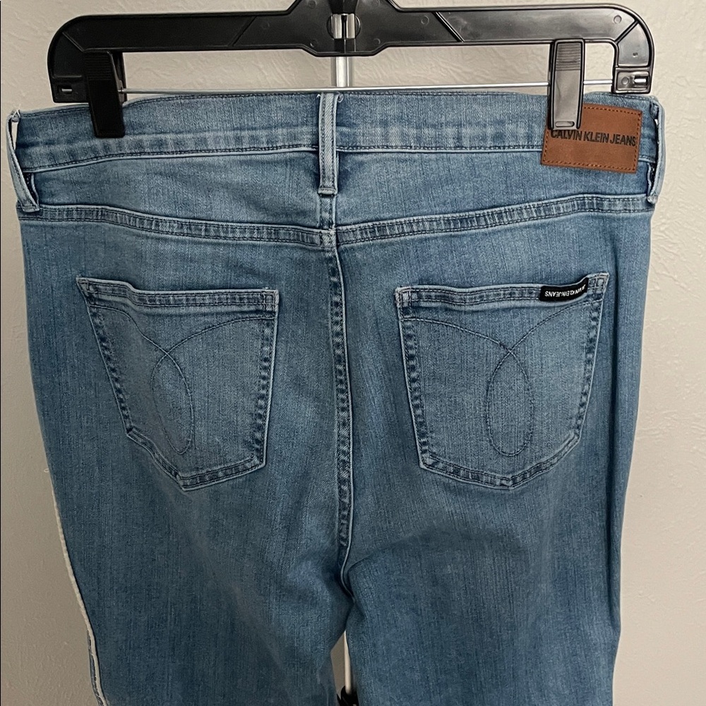 Calvin Klein Women's Denim Straight Leg Jeans - Picture 9 of 9